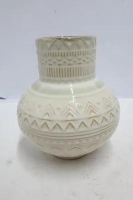 Produktbild von Gilde Vase, "Inka", Keramik, creme, VE 2, H. 20 cm, D. 17 cm Höhe: 20.00 cm Durchmesser: 17.00 cm 55369