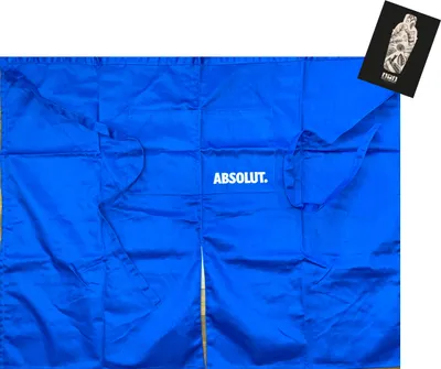 Produktbild von ABSOLUT Kellner Schürze Bistroschürze Vorbinder Küchenschürze Kellnerschürze Bistro Gastro blau - ca. 99x78cm