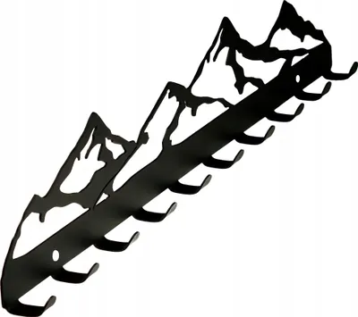 Produktbild von Karabinerhaken FEINZ 70 cm Schwarz Metall Stabil Belastbar für Aufhängungen