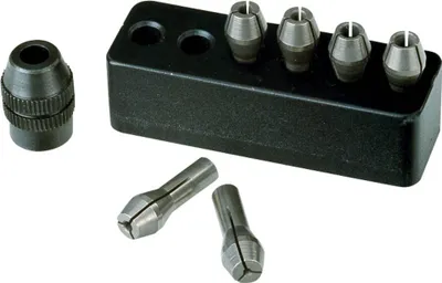 Obrázok produktu pre Proxxon 28940 MICROMOT sada oceľových nábojníc 6-dielna 1-3,2 mm s držiakom