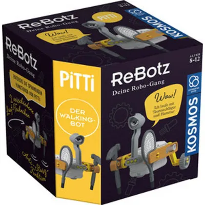 Produktbild von Kosmos Rebotz Pitti Walking-Bot, Roboter, Ingenieurswesen, 8 Jahr(e), Mehrfarbig