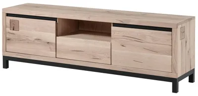 Produktbild von MASSIVMOEBEL24.DE TV-Board Wildeiche 170x40x56 bianco geölt VILLANDERS #213