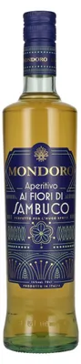 Produktbild von Mondoro Elderflower Aperitivo Likör 14% Vol. 0.7L