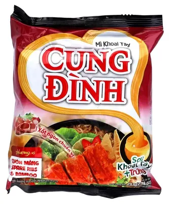 Produktbild Cung Dình Instantnudeln Sparerib Bambussprossen mit Brühe 79g