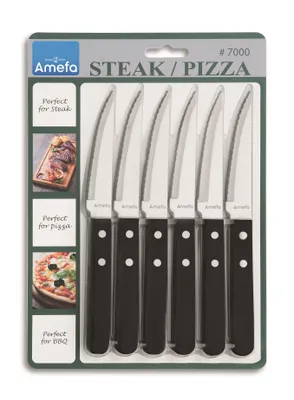 Produktbild von Amefa 6-tlg. Steakmesser Set PIZZA