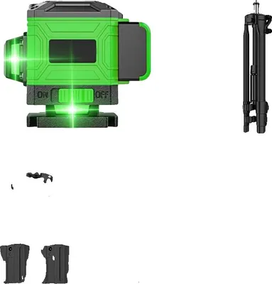 Image de Niveau laser, autonivelant, IP54 étanche, 8 lignes + trépied + sac en tissu