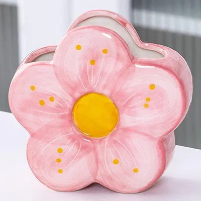 Image de Stylo rose avec fleurs, décoration kawaii, accessoire de bureau