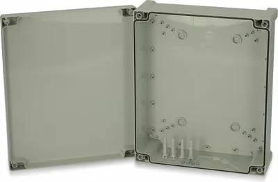 Obrázek produktu pro Kryt FIBOX, Tempo TA 342912, 344 × 289 × 117, kryt z ABS s pantem víka, šedé víko