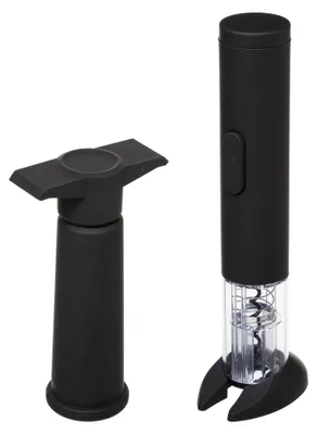 Produktbild von Sommelier-Set 3-teilig mit Korkenzieher, Weinausgießer und Vakuumpumpe
