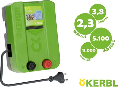 Produktbild von KERBL TITAN N 3800 Weidezaungerät, 230V, 3,8/2,3 Joule