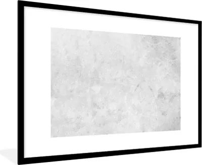 Produktbild von MuchoWow® MuchoWow® Gerahmtes Poster Marmor - Textur - Grau - Marmoroptik 90x60 cm - Poster mit zchwarzem Bilderrahmen - Wanddekoration - Fotos