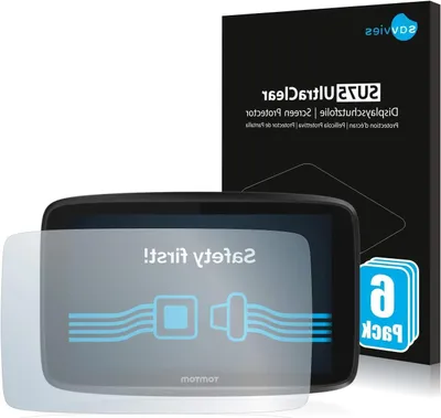 Productafbeelding van Screen Protector Folie - Display Bescherming - Navigatie Scherm - Kristalhelder - 6 Stuks - Transparant