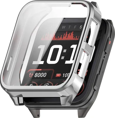 Immagine prodotto di INF Custodia protettiva in TPU per Garmin Venu X1, protezione completa D'argento