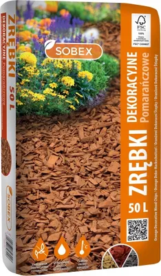 Produktbild von Dekorative Hackschnitzel orange 50L