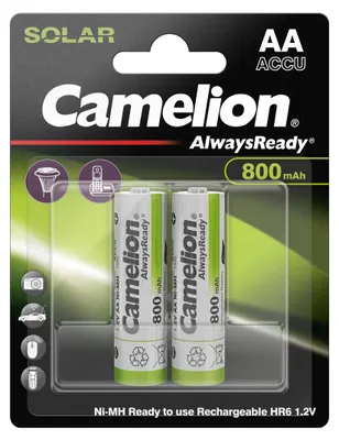 Produktbild von CAMELION NI-MH Always Ready HR6 / AA / 800mAh / BP2