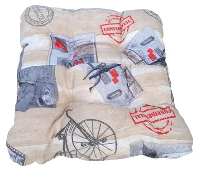 Obrázek produktu pro Prošívané polštáře na židle 38 x 38 x 8 cm - 020