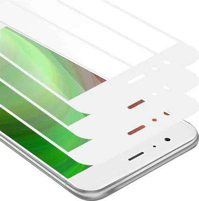Produktbild von Cadorabo 3x Vollbild Panzer Folie für Xiaomi Mi 6 Schutzfolie in Schwarz Tempered Display-Schutzglas