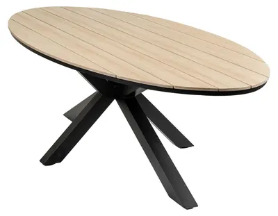 Produktbild von Ovaler Gartentisch Limasol 280cm | Wood | Polywood & Aluminium