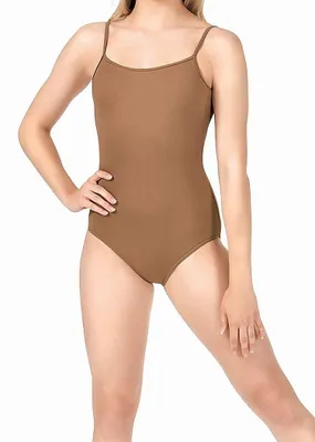 Produktbild von Bloch Dance Damen Nejor Microlux Camisole Trikot, Mandelfarben, Größe XL