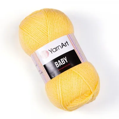 Obrázok produktu pre Yarn Art Baby 315 Yellow Pletacia priadza