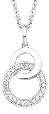 Productafbeelding van Halsketting, 42+3 cm, ronde hanger