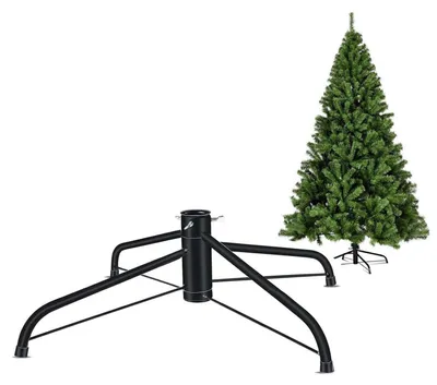 Immagine prodotto di Supporto pieghevole per albero di Natale, in ferro, diametro 40 cm, 2,2 cm, adatto per alberi con aste 80-2,3 cm