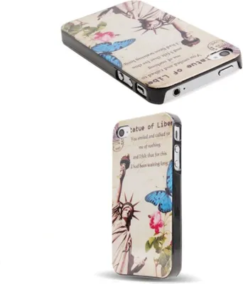 Produktbild von Schutzhülle Hard Case Hülle für Handy iPhone 4 / 4s Freiheitsstatue