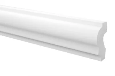 Produktbild von Marbet Deckenleisten aus Styropor XPS - Hochwertige Stuckleisten leicht & robust im modernen Design - (30 Meter Sparpaket E-19 - 21x40mm) Eckleisten