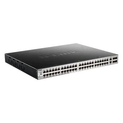 Obrázek produktu pro D-Link DGS-3130-54PS, Řízený, L3, Gigabit Ethernet (10/100/1000), Podpora napájení po Ethernetu (PoE), Instalace do racku