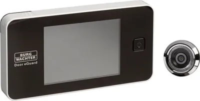 Produktbild von BURG-WóCHTER Door eGuard DG 8100, Digitaler Tôrspion Door eGuard, Elektronischer Tôrspion mit Kamera und Monitor, Ohne Nachtsicht