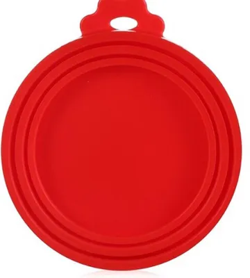 Produktbild von Jumada's - Verschlussdeckel für Dosen - Für Dosen mit Hundefutter, Katzenfutter, Gemüse, Konserven - Rot - 9 cm Durchmesser