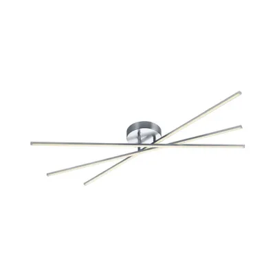 Zdjęcie produktu dla Lampa sufitowa nowoczesna wbudowany LED TIRIAC srebrny Trio 671610307