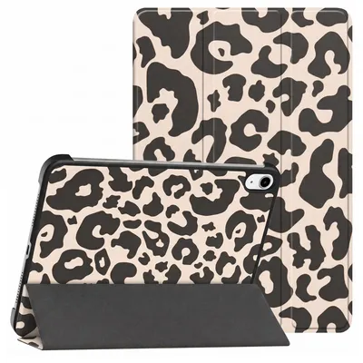 Produktbild von imoshion Design Trifold Klaphülle iPad 11 (2025) 11 Zoll A16 / iPad 10 (2022) 10.9 Zoll - Leopard