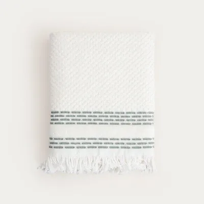 Produktbild von HOMLA ROSOP Boho-Handtuch mit Pistazienstreifen 70x130 cm