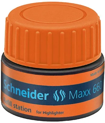 Produktbild von Textmarker Refill-Station 660 orange Packung mit 6 Stück