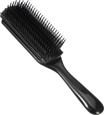 Produktbild von Haarbürste, 9 Reihiger Stil Pinsel für Damen Reisebürste Schwarz