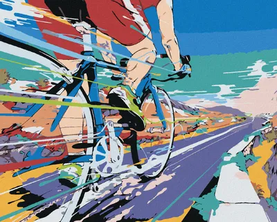 Image de Zuty - Peinture par numéros - RYCHLÁ JÍZDA, 40 x 50 cm, sans cadre et sans toile tendue