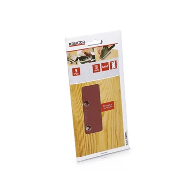 Produktbild von 5 Schleifblätter K180 93 x 187 mm KRT201508
