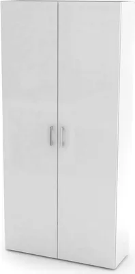Produktbild von Schuhschrank Dmelus, Mehrzweckschrank mit 2 Türen und Innenregalen, Eingangsschuhregal, 100% Italy, cm 91x33h190, glänzend weiß