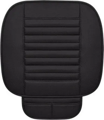 Produktbild von Auto Sitzkissen Sitzauflagen Autositzkissen Vordersitze Memory Schaum Pad Kissen Auto Abdeckung für Autositz Bürostuhl Schwarz 1 Stück