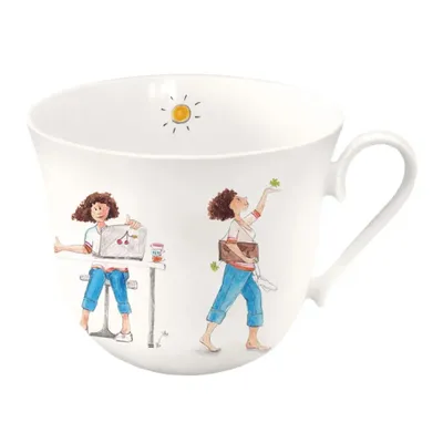 Produktbild von Grätz Verlag, Porzellantasse, Kaffeetasse, Teetasse, Geschirr, Tassen, Porzellantasse Frauenpower