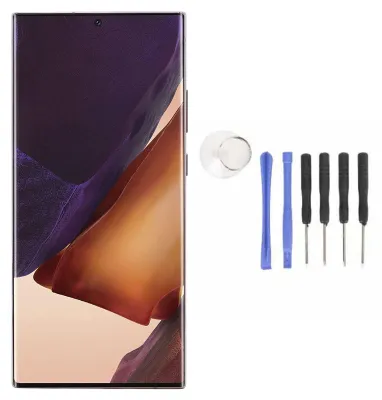 Produktbild von Bildschirmersatz für Galaxy Note 20 Ultra 6,9-Zoll-Telefon, TFT-LCD-Display, Touch-Digitizer-Baugruppe mit Reparatur-Toolkit, SM N986U N986B, Roségold