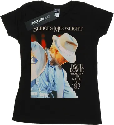 Produktbild von David Bowie - "Serious Moonlight" T-Shirt für Damen BI16747 (XXL) (Schwarz)