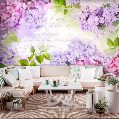 Produktbild von Basera Selbstklebende Fototapete Bluemenmotiv b-C-0100-a-a, mit UV-Schutz, 98x70 cm