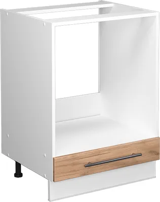 Obrázok produktu pre Skrinka na prestavbu sporáka Vicco Fame-Line, 60 cm bez pracovnej dosky, dub Goldkraft/biela