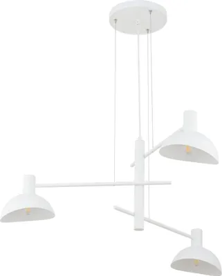 Immagine prodotto di Lampada a sospensione decorativa moderna tripla bianca per soggiorno Artis 3xE14 40W Sigma Lighting