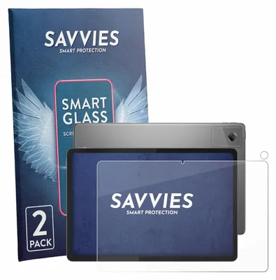 Produktbild von 2x Savvies Schutzglas Folie für Lenovo Tab K12 ZAGJ0153SE (Display+Kamera) 9H Panzer Schutzfolie Glas Displayschutz klar transparent