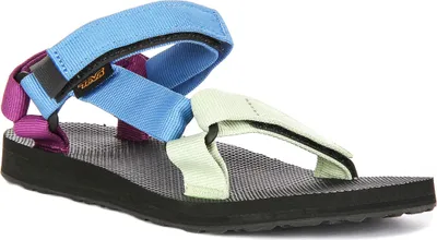 Produktbild von Teva Original Universal in Blau Pink für Damen – 6 UK - 39 EU - 8 US / Blue Pink