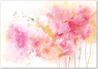 Produktbild von Tulup® Glas-Bild - 100 x 70 - Wandbild aus Glas - Wandkunst - Wandbild hinter gehärtetem Sicherheitsglas - Kunst: modern & klassisch - Blumen - Rosa