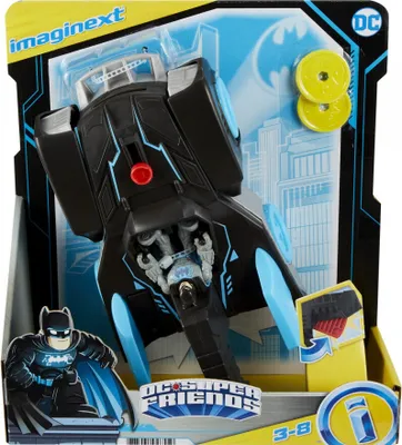 Image de Imaginext DC Super Friends Bat-Tech Batmobil und Batman